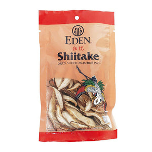 Eden Shiitake Mushrooms, Dried Sliced, 0.88-Ounce Package
