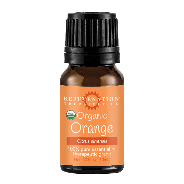 Organic Orange Essential Oil (10 ml) - Refreshes Body & Mind