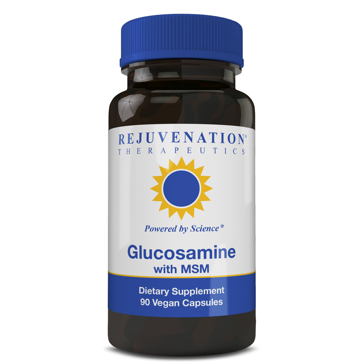 Glucosamine with MSM (1500 mg, 90 Vegan Capsules) - Multi-Nutrient Joint & Connective Tissue Support, Non-GMO, Gluten-Free