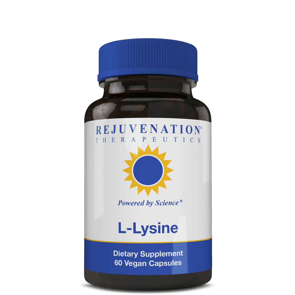 L-Lysine (500 mg, 60 Vegan Capsules) - Nitrogen Balance & Calcium Metabolism Non-GMO, Gluten-Free