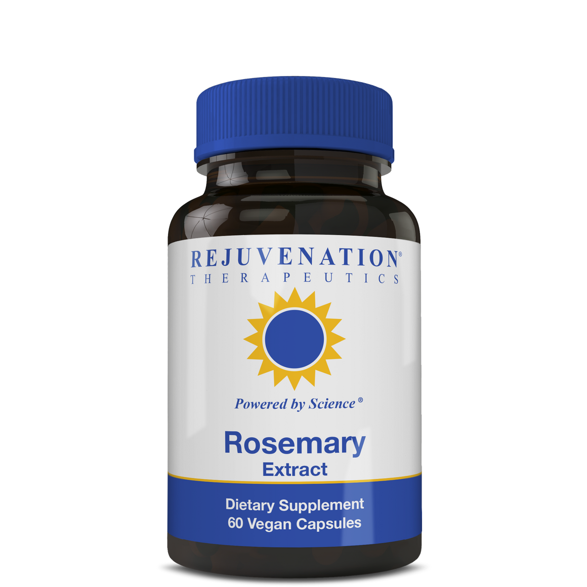 Rosemary Extract (500 mg, 60 Vegan Capsules) - Brain & Heart Protection, Non-GMO, Gluten-Free