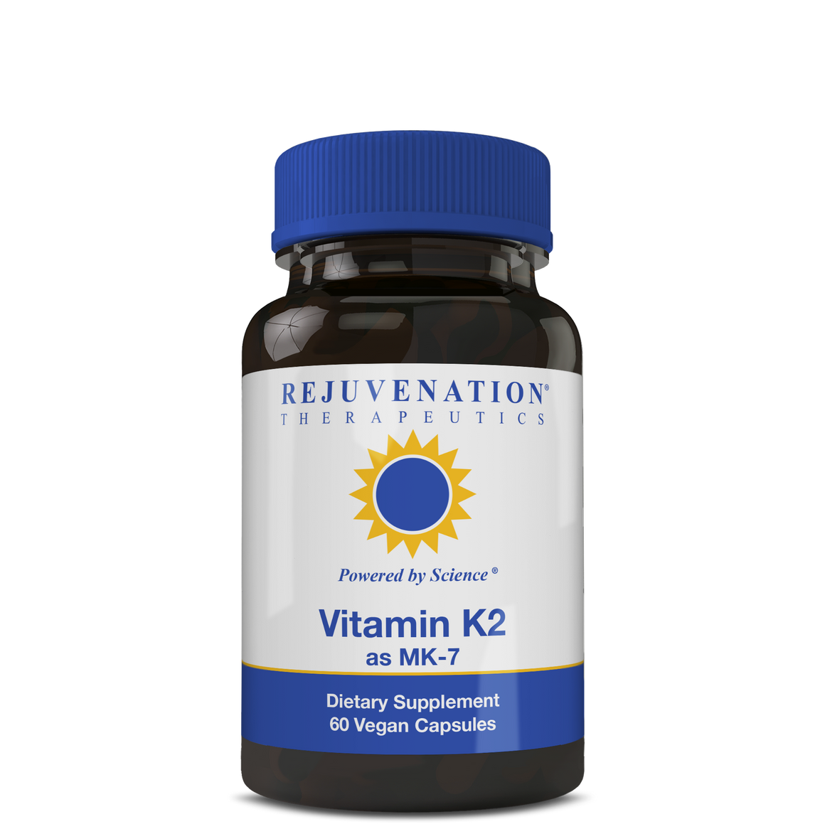 Vitamin K2 (MK-7) (300 mcg, 60 Vegan Capsules) - Promotes Bone Density & Arterial Health, Non-GMO, Gluten-Free