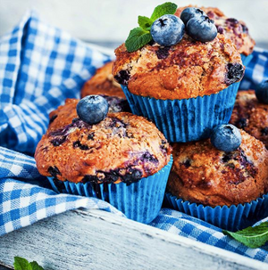 Amazing Vegan Blueberry Muffins