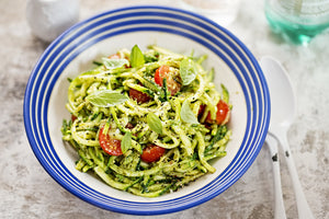 Vegan Gluten Free Zucchini Noodle Salad Recipe