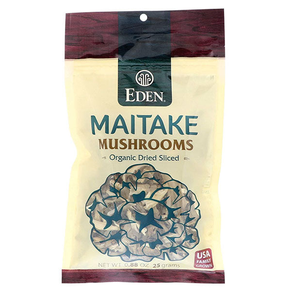 Eden Foods Maitake Mushrooms Organic Dried Sliced, 0.88-Ounce Package