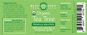 Organic Tea Tree Essential Oil (10 ml) - Toenail Fungus & Acne Treatment