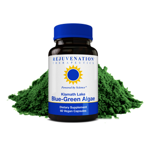 Klamath Lake Blue-Green Algae (500 mg, 60 Vegan Capsules) - Brain Health & Stress Management, Non-GMO, Gluten-Free