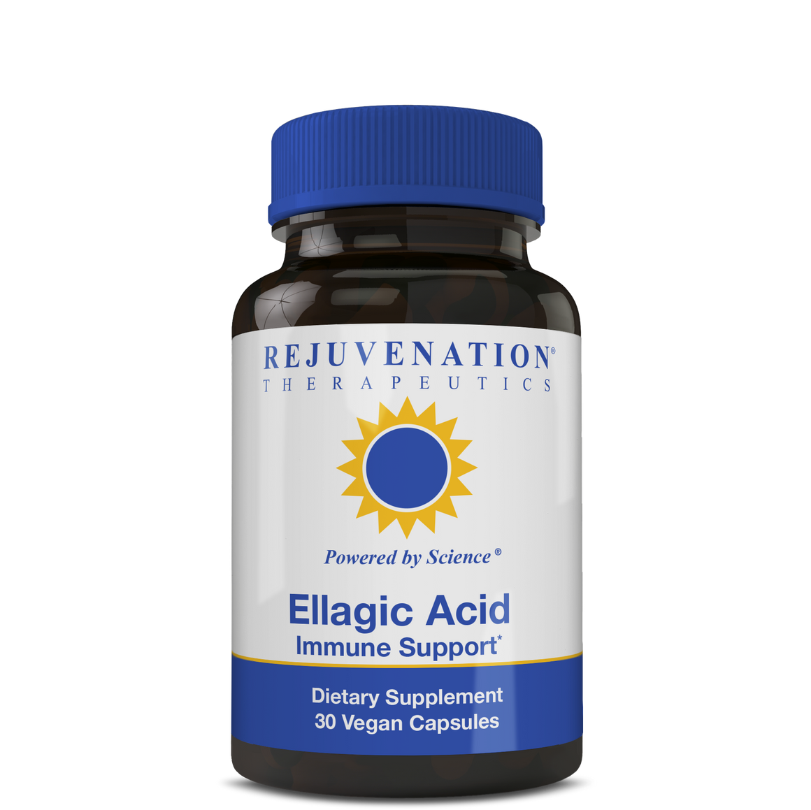 Ellagic Acid (250 mg, 30 Vegan Capsules) - Immune Support & Vascular Health, Non-GMO, Gluten-Free