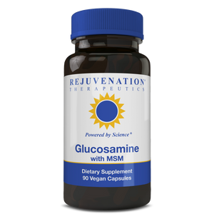 Glucosamine with MSM (1500 mg, 90 Vegan Capsules) - Multi-Nutrient Joint & Connective Tissue Support, Non-GMO, Gluten-Free