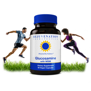 Glucosamine with MSM (1500 mg, 90 Vegan Capsules) - Multi-Nutrient Joint & Connective Tissue Support, Non-GMO, Gluten-Free