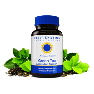 Green Tea Extract (400 mg, 60 Vegan Capsules) - Cholesterol & Vascular Support, Non-GMO, Gluten-Free