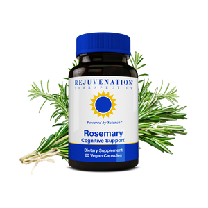 Rosemary Extract (500 mg, 60 Vegan Capsules) - Brain & Heart Protection, Non-GMO, Gluten-Free